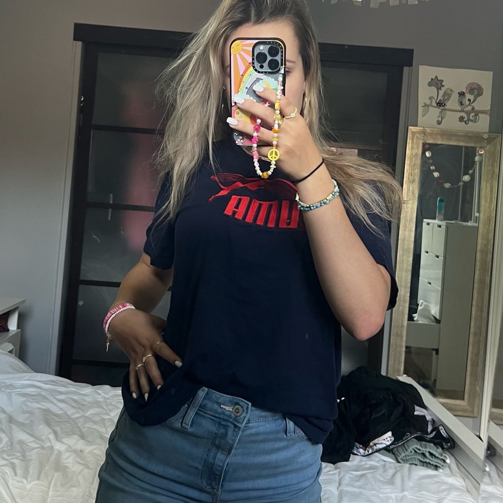 PUMA NAVY TEE